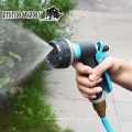 Großhandel zertifizierter tragbarer verstellbarer Gartenschlauch Hochdruck Wasserpistole Sprinkler